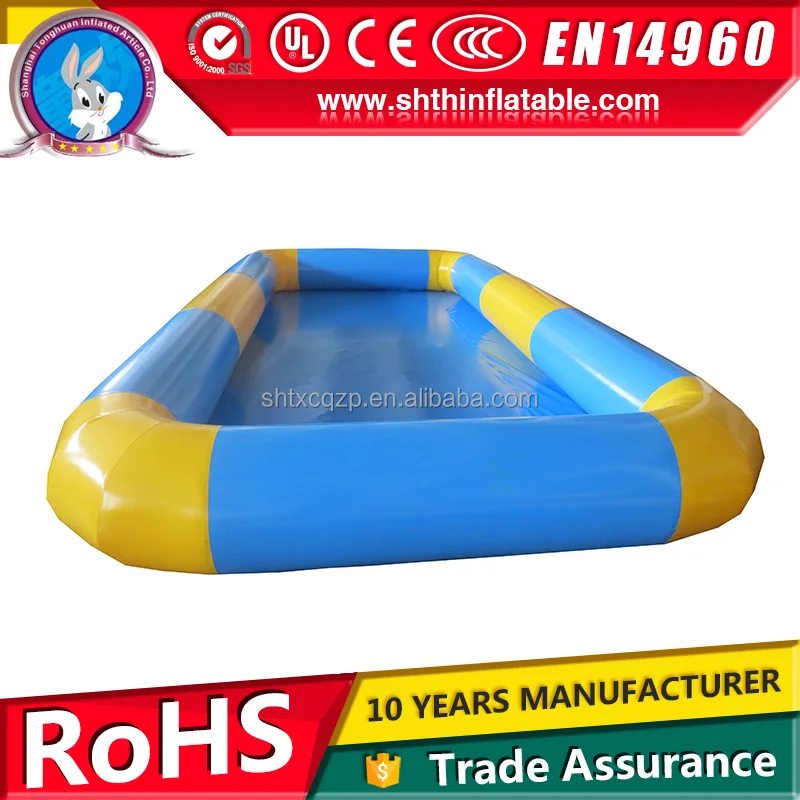 Inflatable portable swimming pool