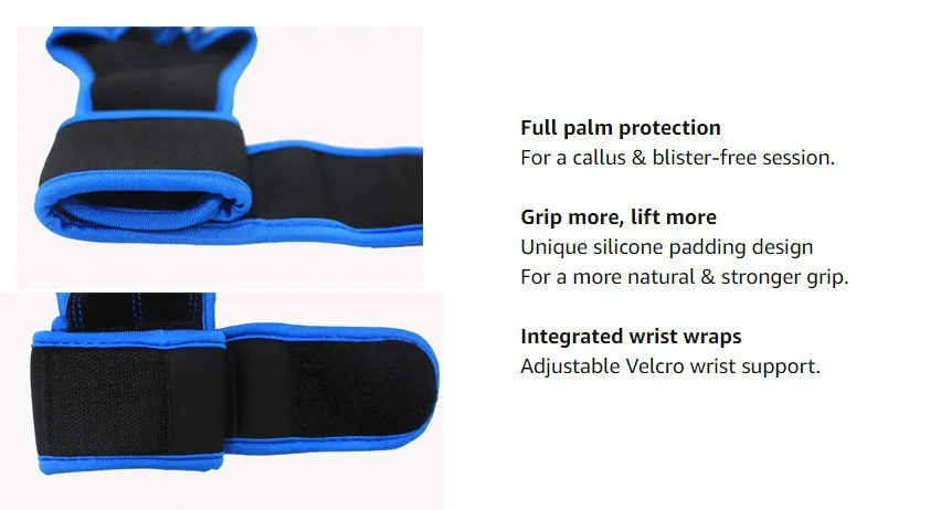 Weight Lifting  With Wrist Wraps Support for Gym Workout, Cross Training, Weightlifting, Fitness