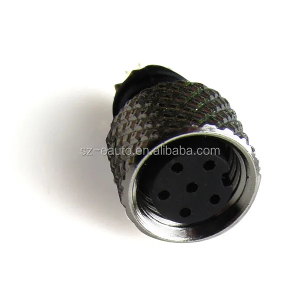 Molding cable connector 6 pole m8 connector 6 pines
