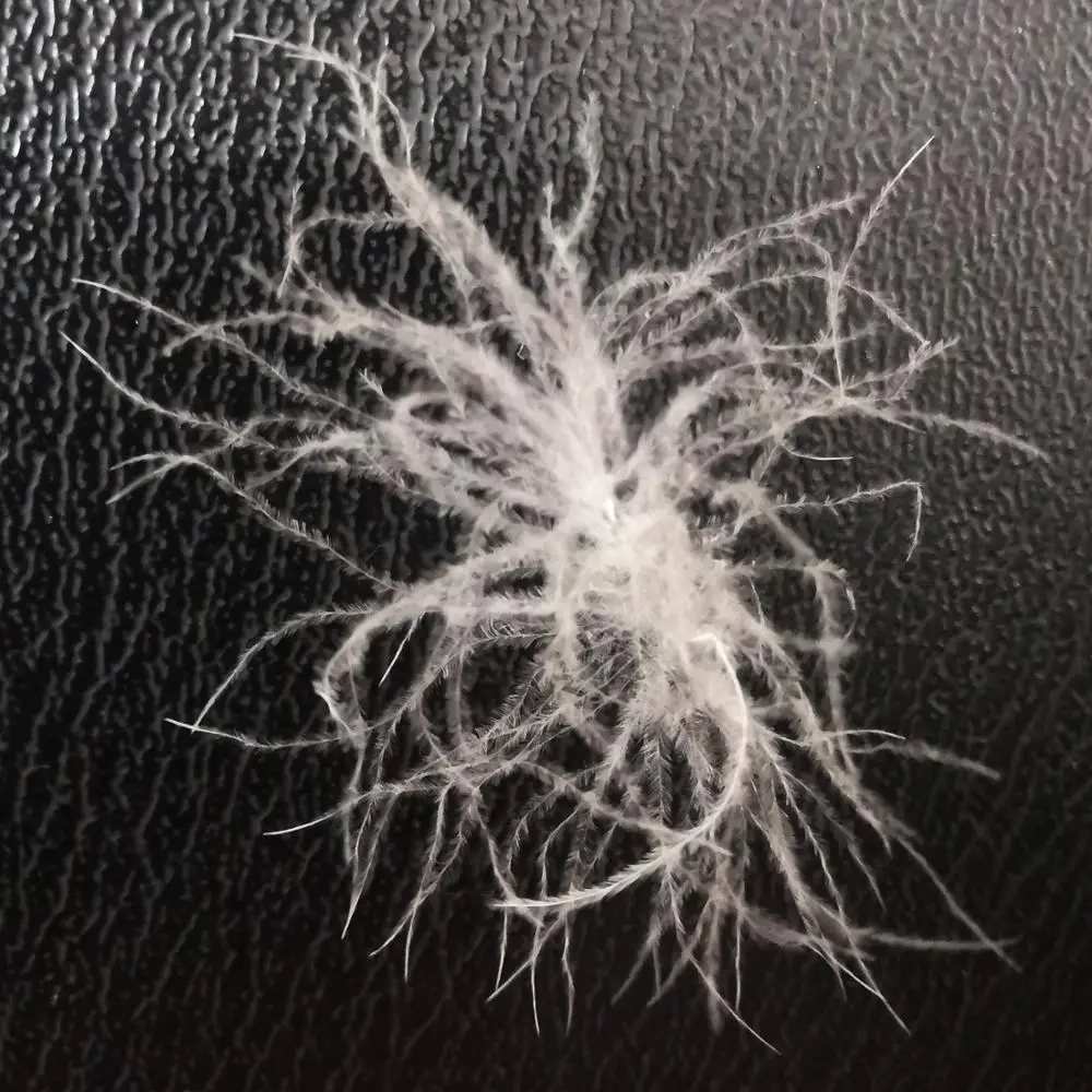 Washed White Duck Down 90%  630FP Fill Materials For Down Jacket