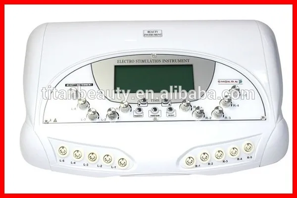 
2 In 1 Russian Physiotherapy Electric Muscle Stimulator /10 Electrode Pads Electric Muscle Stimulation Breast Care Machine 