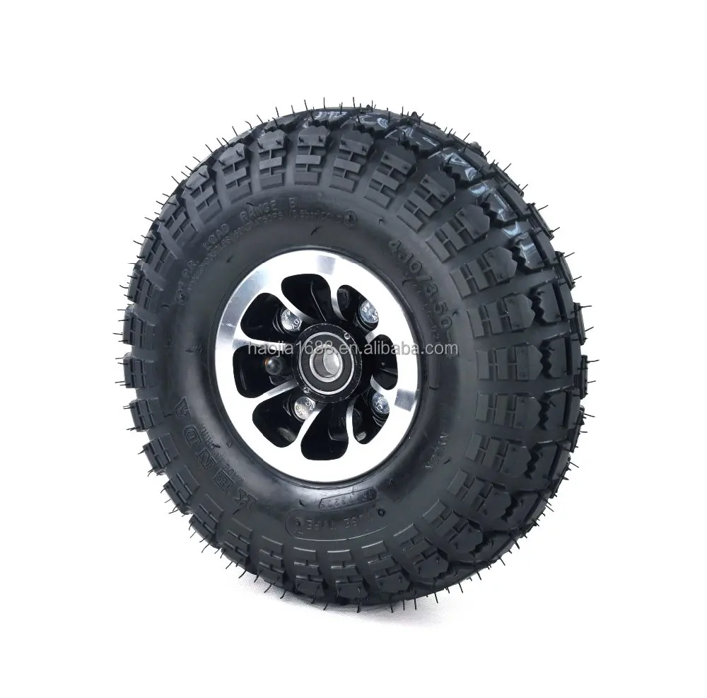 4.10/3.50-4 Aluminum alloys hub Inflatable wheels