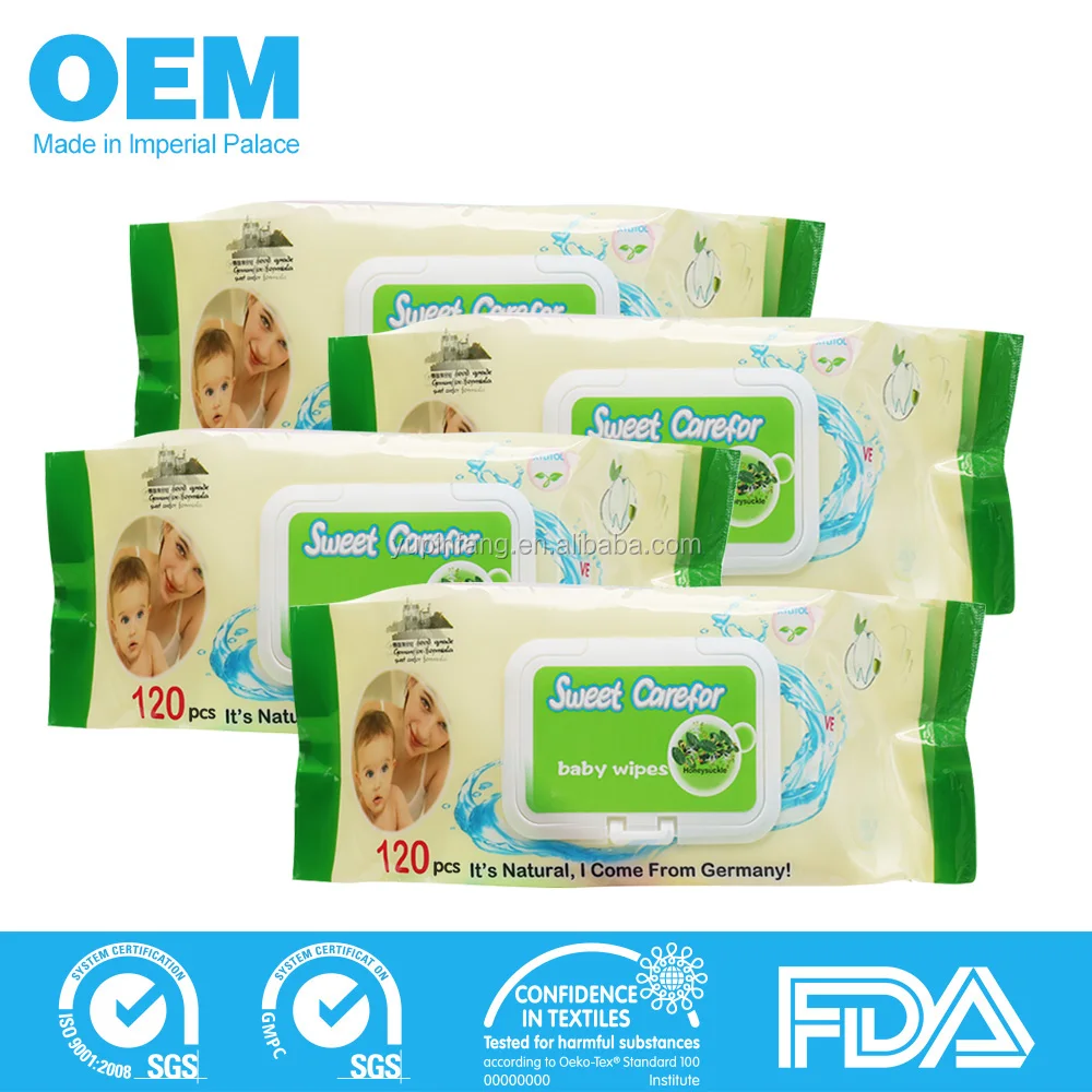 OEM & ODM natural soft  baby cheap wet wipes baby moist towelettes baby wipes case