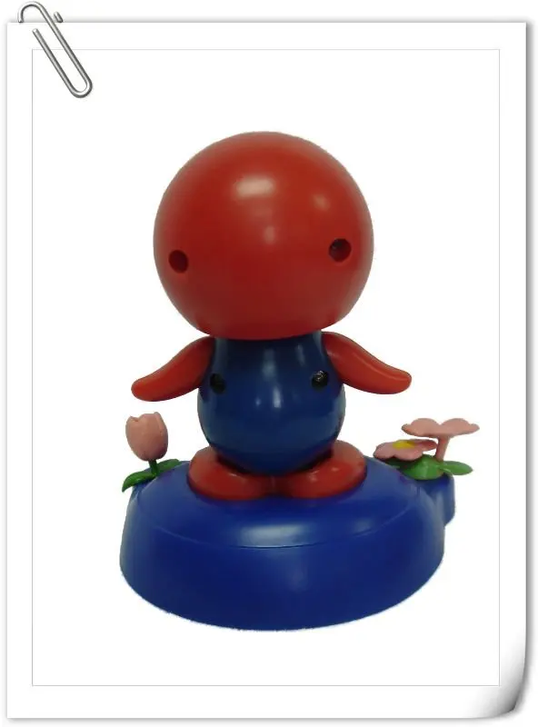 
Toy hero figure solar moving craft dashboard decoration 