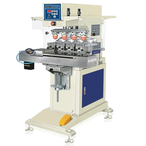 HP-160D 4 colors pad printer closed Sealed Ink Cup Automatic Pad Printing Machine