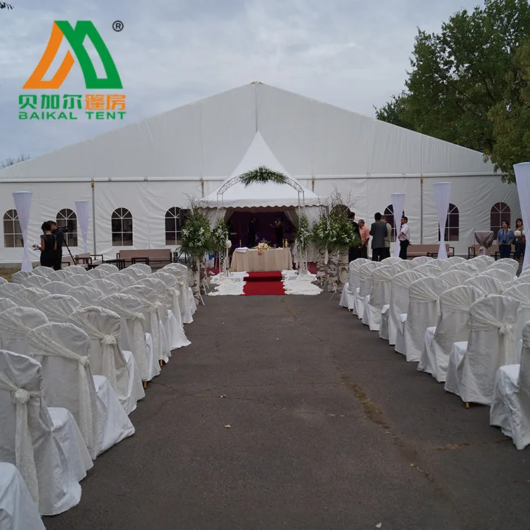 100 People Wedding Tent for Party Marquee with Nice Decoration Liner