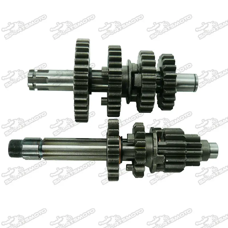 велосипед ямы части главного вала счетчик вал коробки передач для yx150 yinxiang ух 150cc масляным охлаждением двигателя 1p60fmj