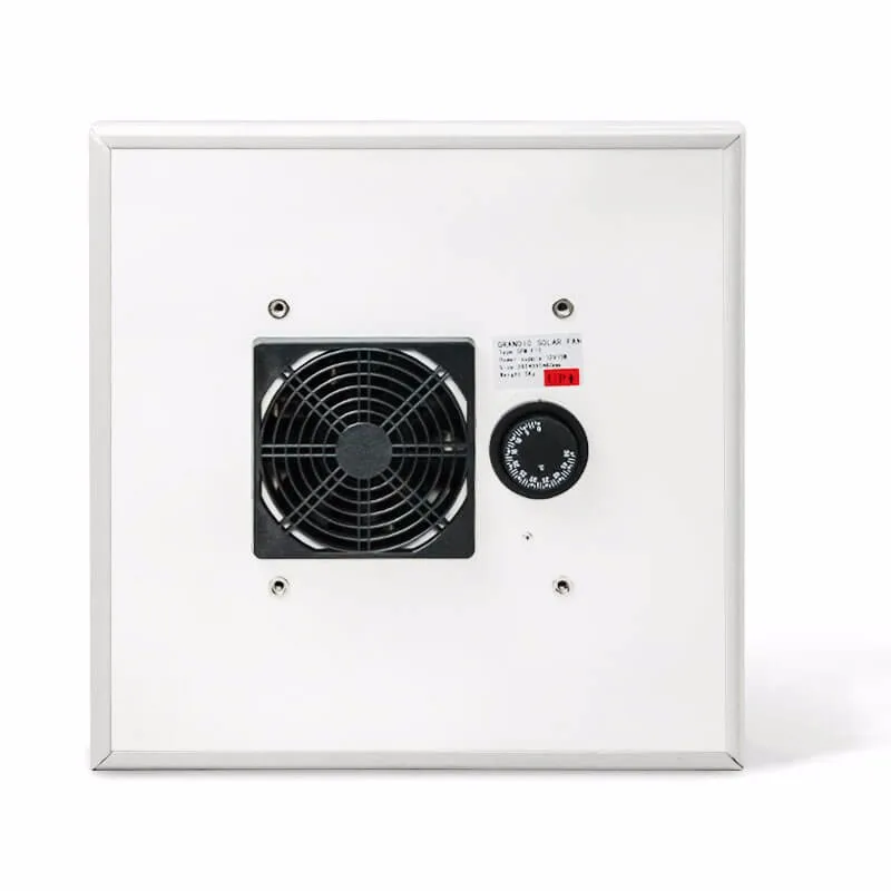 8W New design Thermostatic Greenhouse Bathroom Kitchen Solar Fan Air Circulation Blower Fan Roof Ventilation Fan