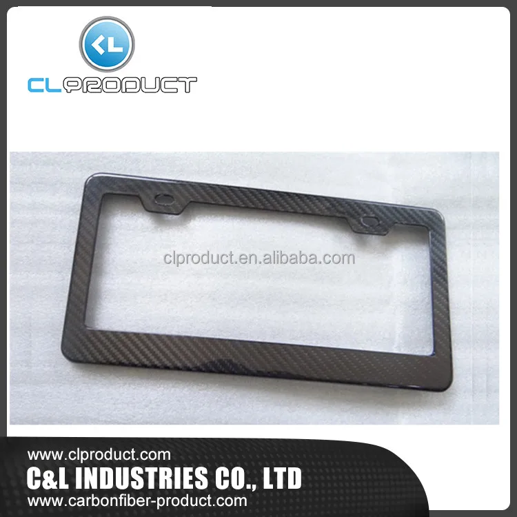 Free shipping OEM Best Price Carbon Fiber License Plate Frames