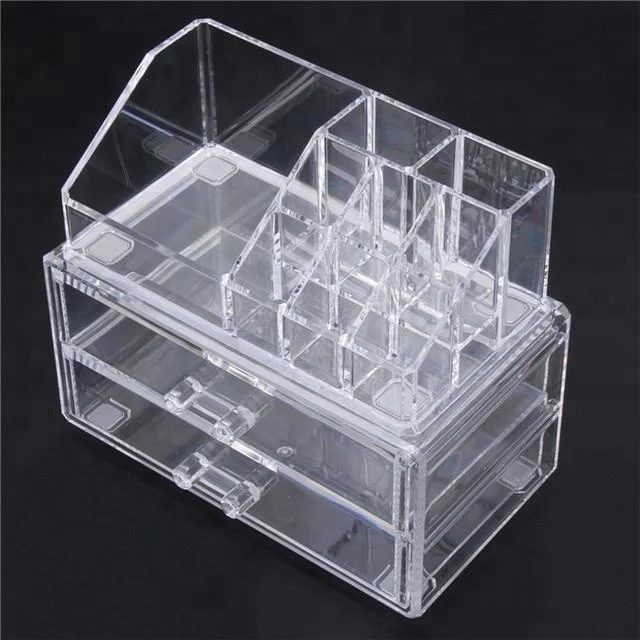 New acrylic makeup holder with holes, custom circle shape holder for cosmetics lip gloss lipstick display