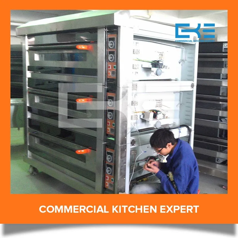 
Hot Sale 3 Decks 12 Trays Commercial Oven Bakery Equipment Professional Cake Bakery Ovens For Sale 