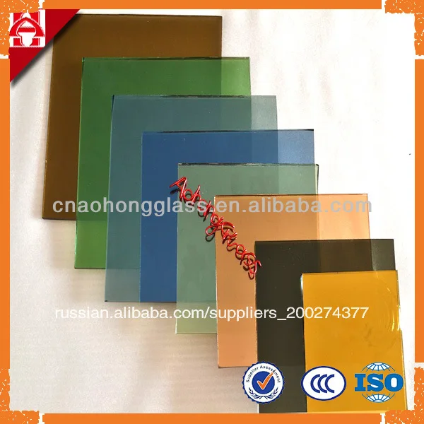 синий зеленый отражающего стекла