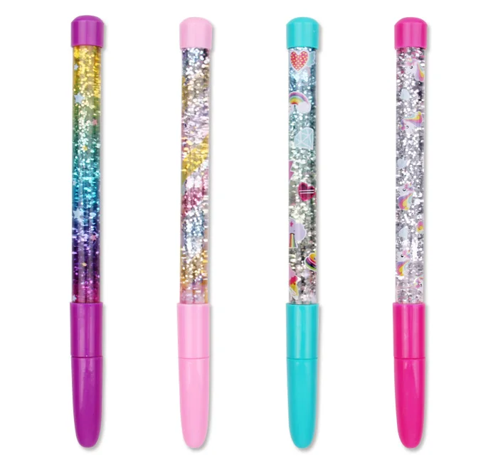 Licheng BP3612 Fairy Sparkle Pen, Custom Liquid Filled Glitter Floating Pen