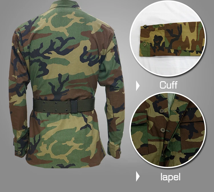 Woodland Camouflage Fabric For BDU Uniform