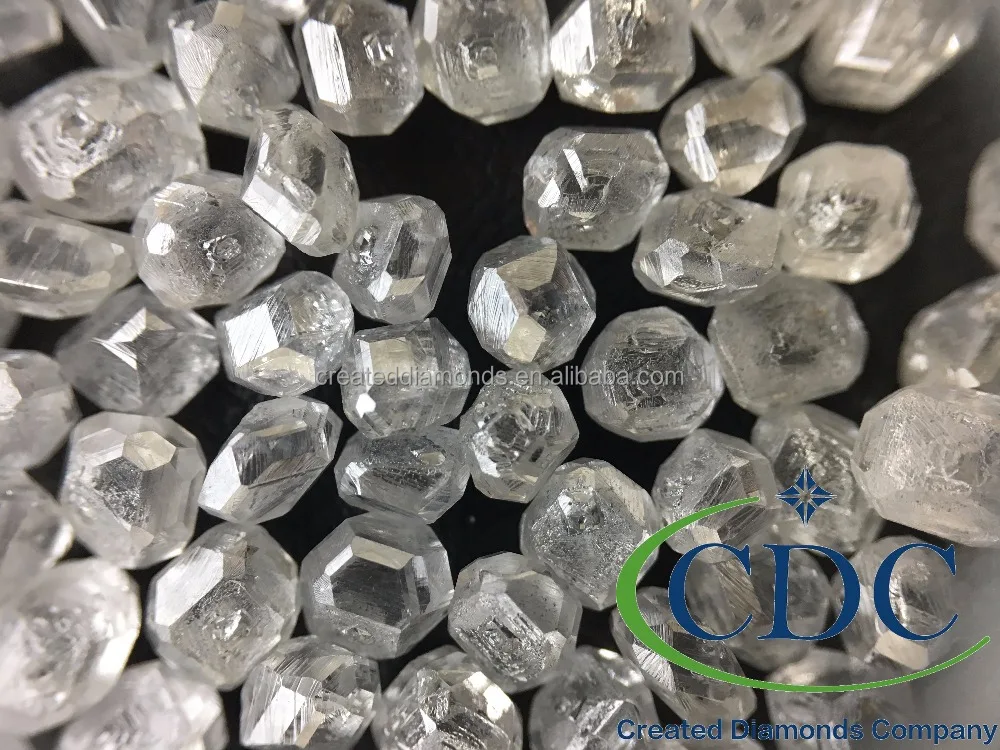 HPHT Rough Lab Created Synthetic Diamond rough