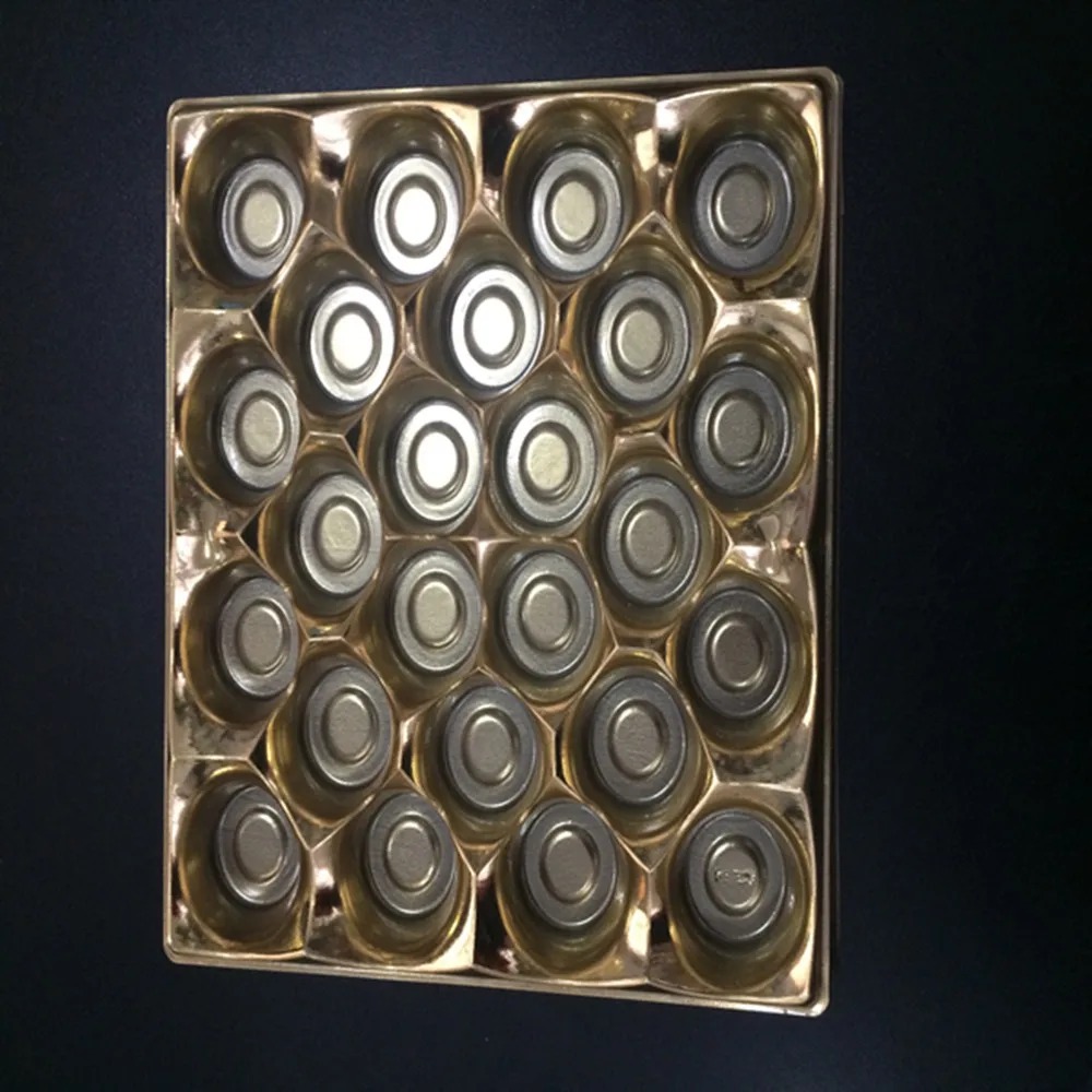 
customized thermoforming tray for chocolate packaging 