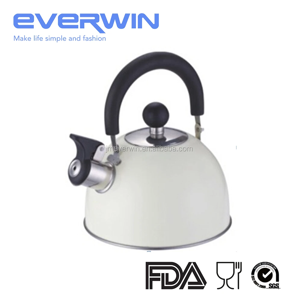 Cute 1.5 Litre Colorful Whistling Water Kettle Teapot Whistle Spout Locking Cover