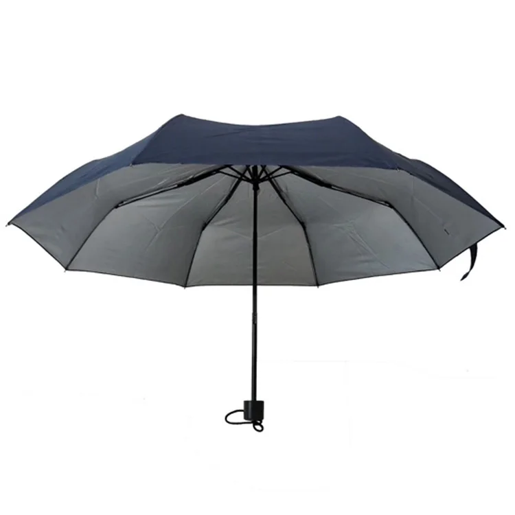 folding yellow umbrella cheap umbrella 3 fold promotion Low price umbrella with custom logo