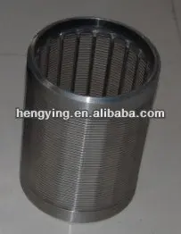 deep well strainer/stainless steel wedge wire screen