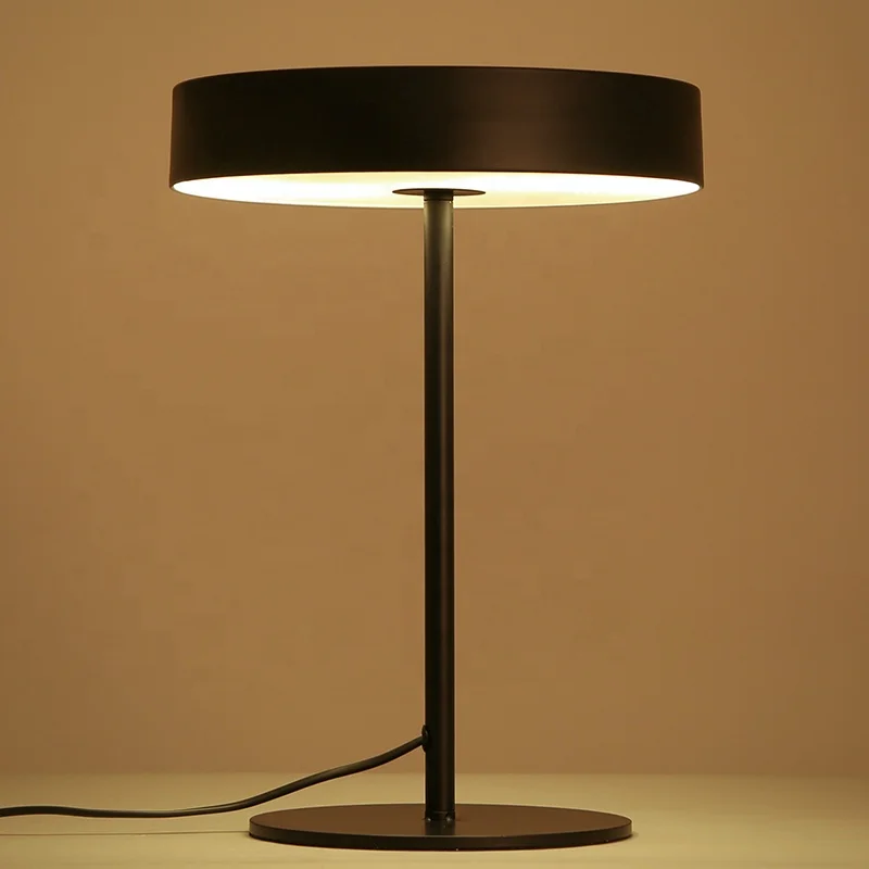 Simig lighting newest Simple modern style all-metal E27 bedside and office led table lamp
