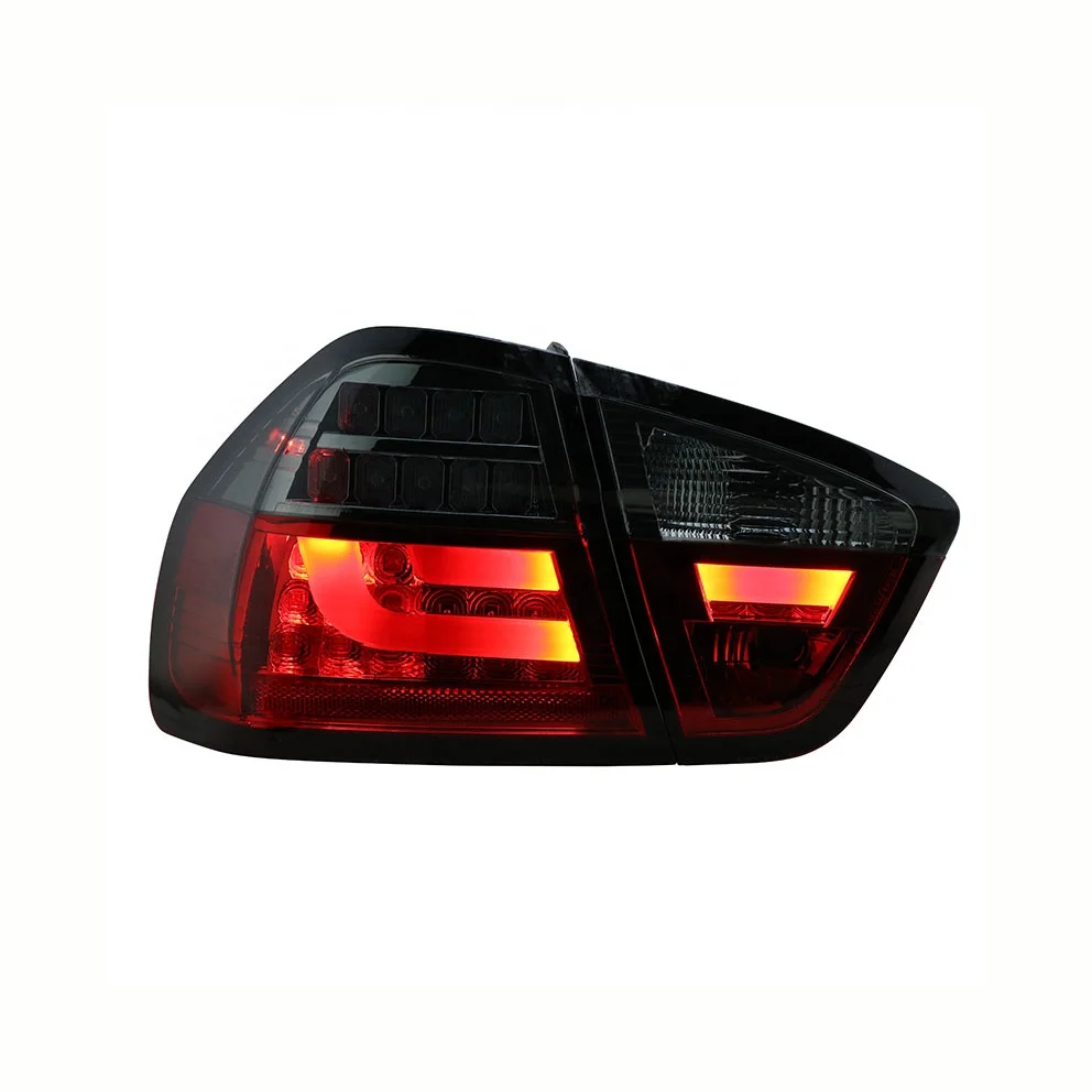 05-08 Red Black Color LED Tail Lamp For E90 3 Series 320i 323i 325 330 335