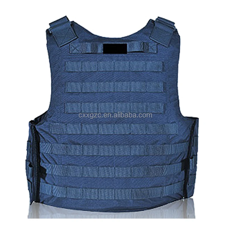 Сделанный на заказ арамидный PE синий пуленепробиваемый жилет NIJ IIIA бронированный военный Пуленепробиваемый для продажи