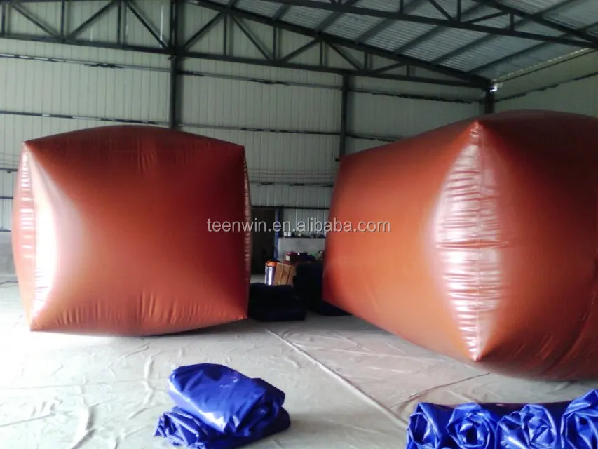 Biogas Plant with PVC Biogas Storage Balloon