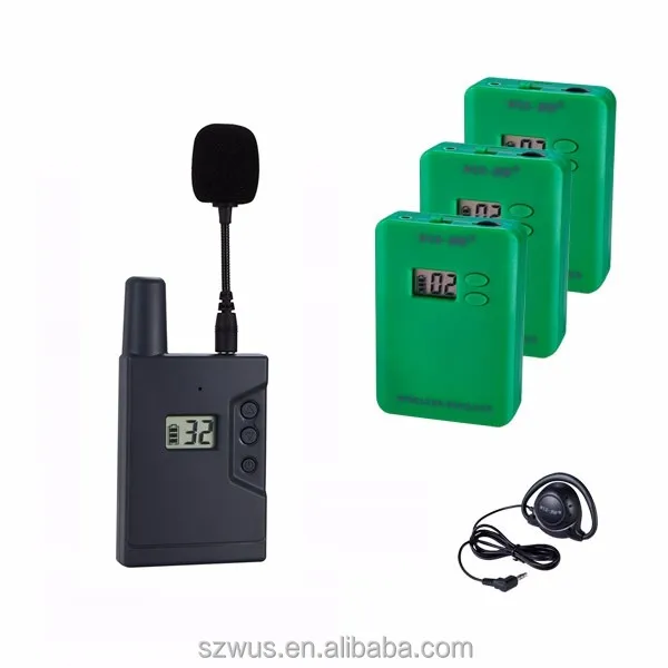 Portable voice translator,wireless tour guide interpretation System for international conference,group training devices