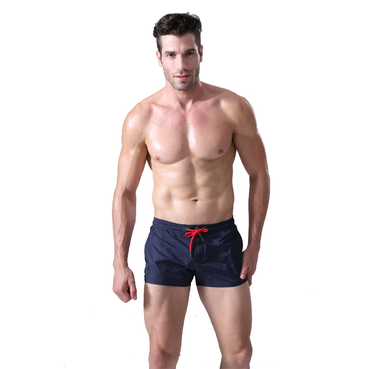 Oem Service Summer Solid Men Swimwear Man Swim Trunks For Mens