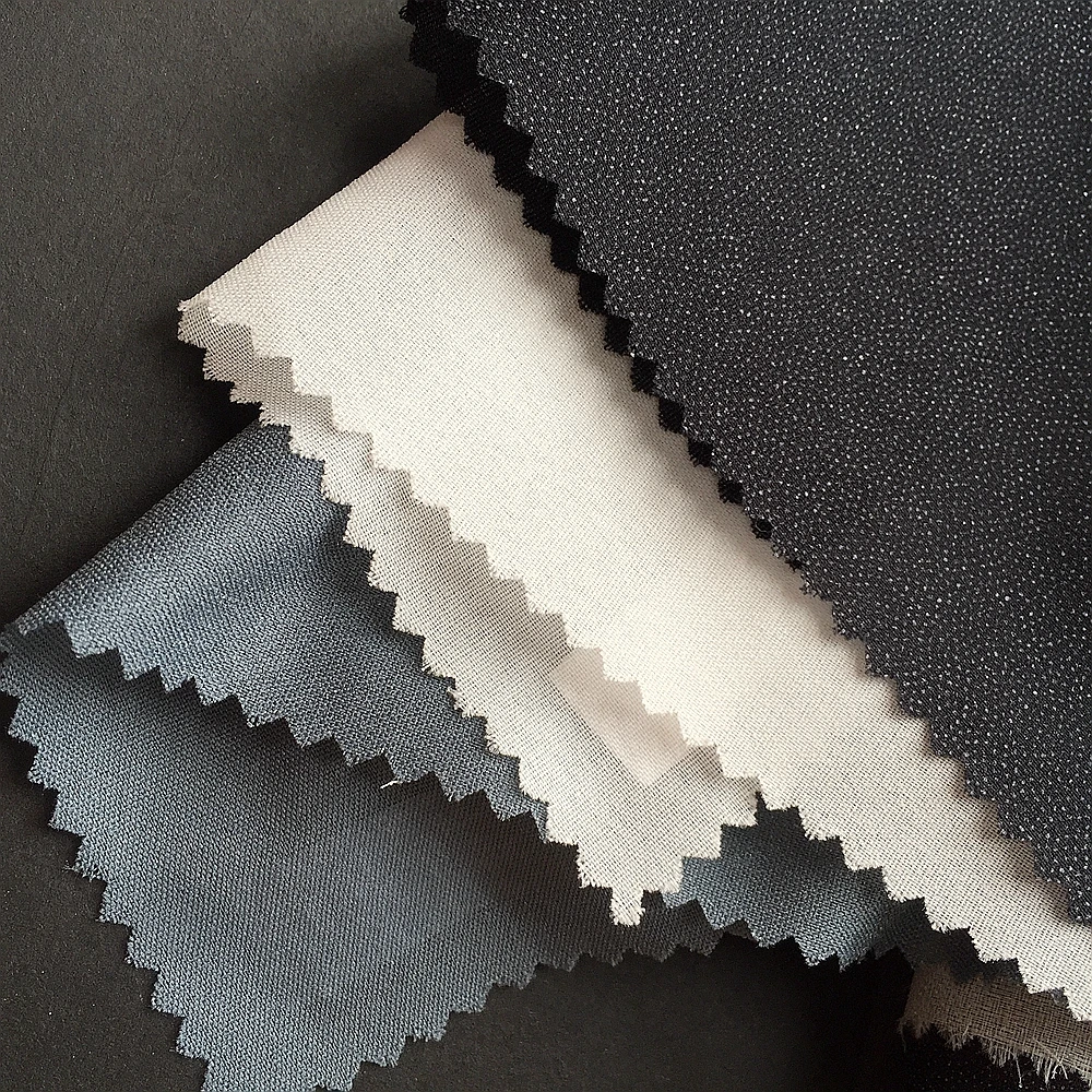 100% полиэстер, двойное пальто, тканое плавкое прокладочное полотно