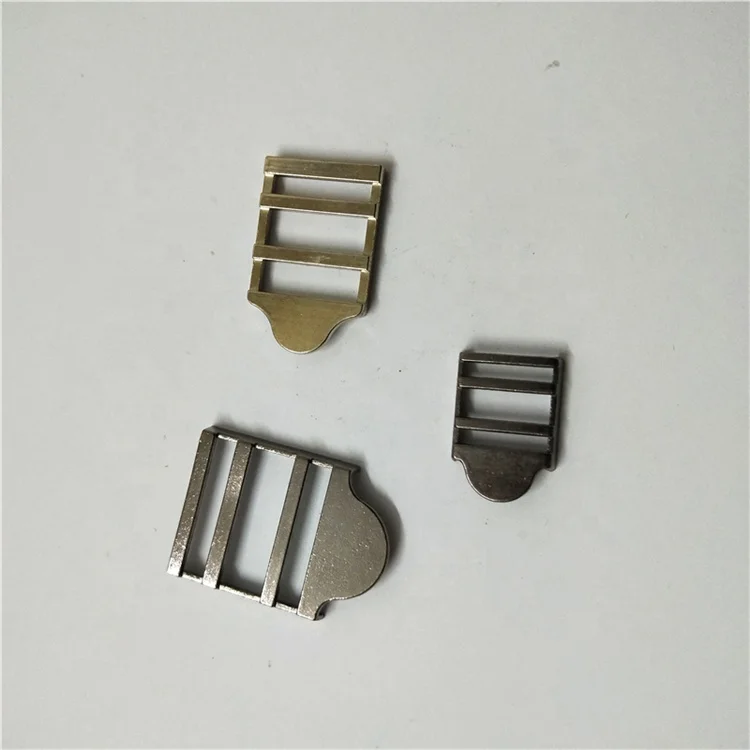 Double pin adjustable movable metal belt buckle for bags Apron overalls