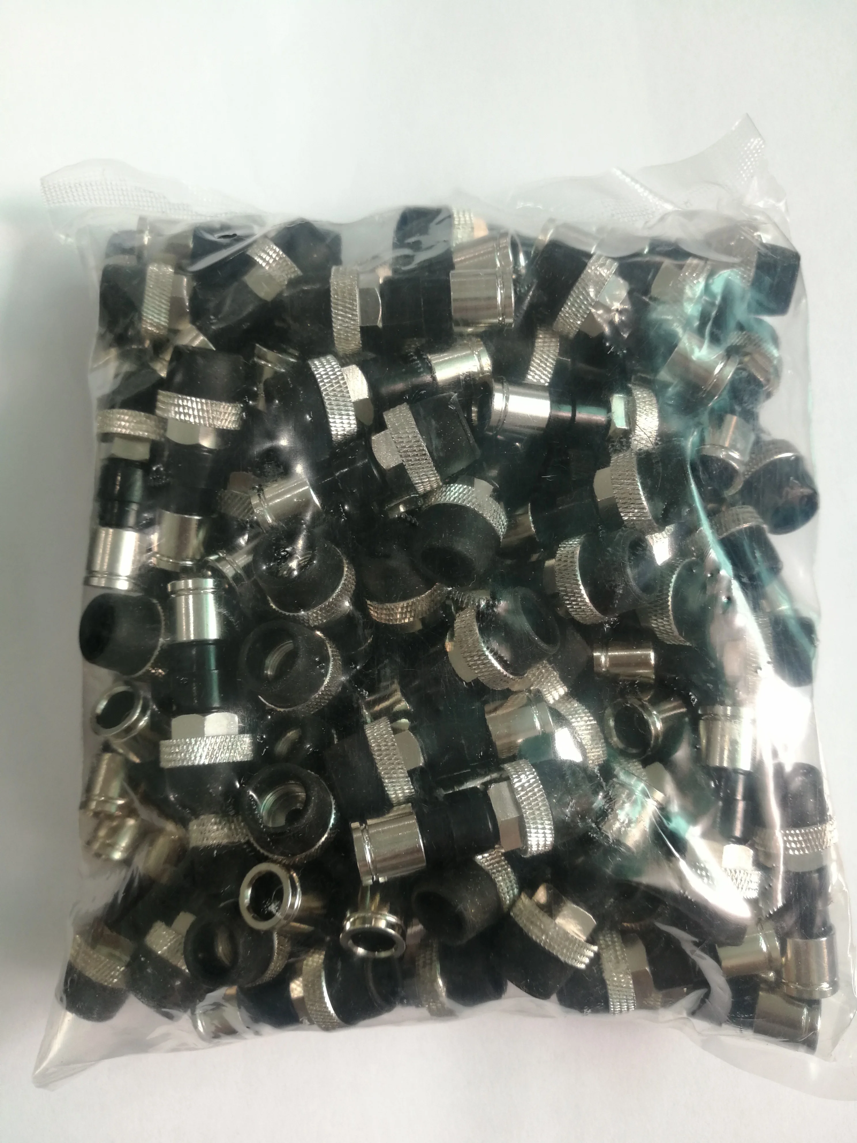 Brass RG11 Aerial Compression Coaxial Cable Connector