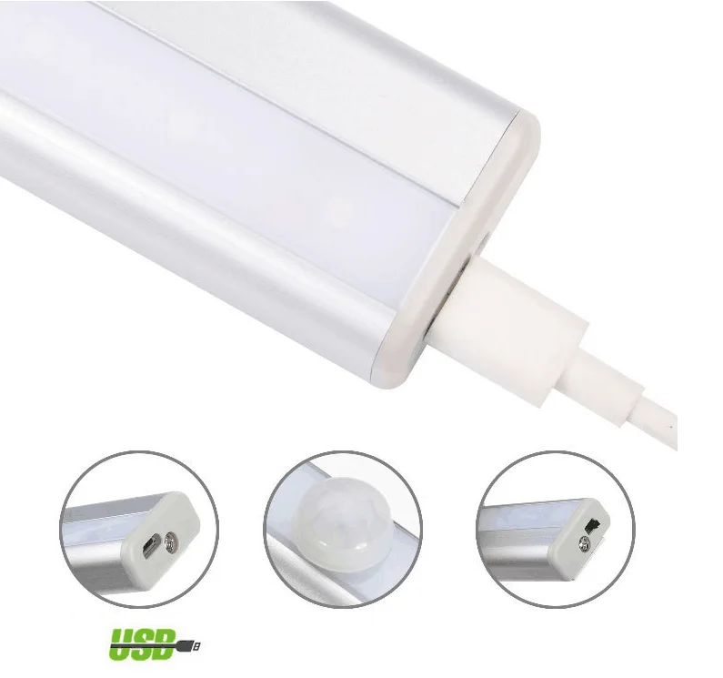 cabinet light led Battery Powered Security Cabinet Lighting 10 Led Motion Sensor Closet Light