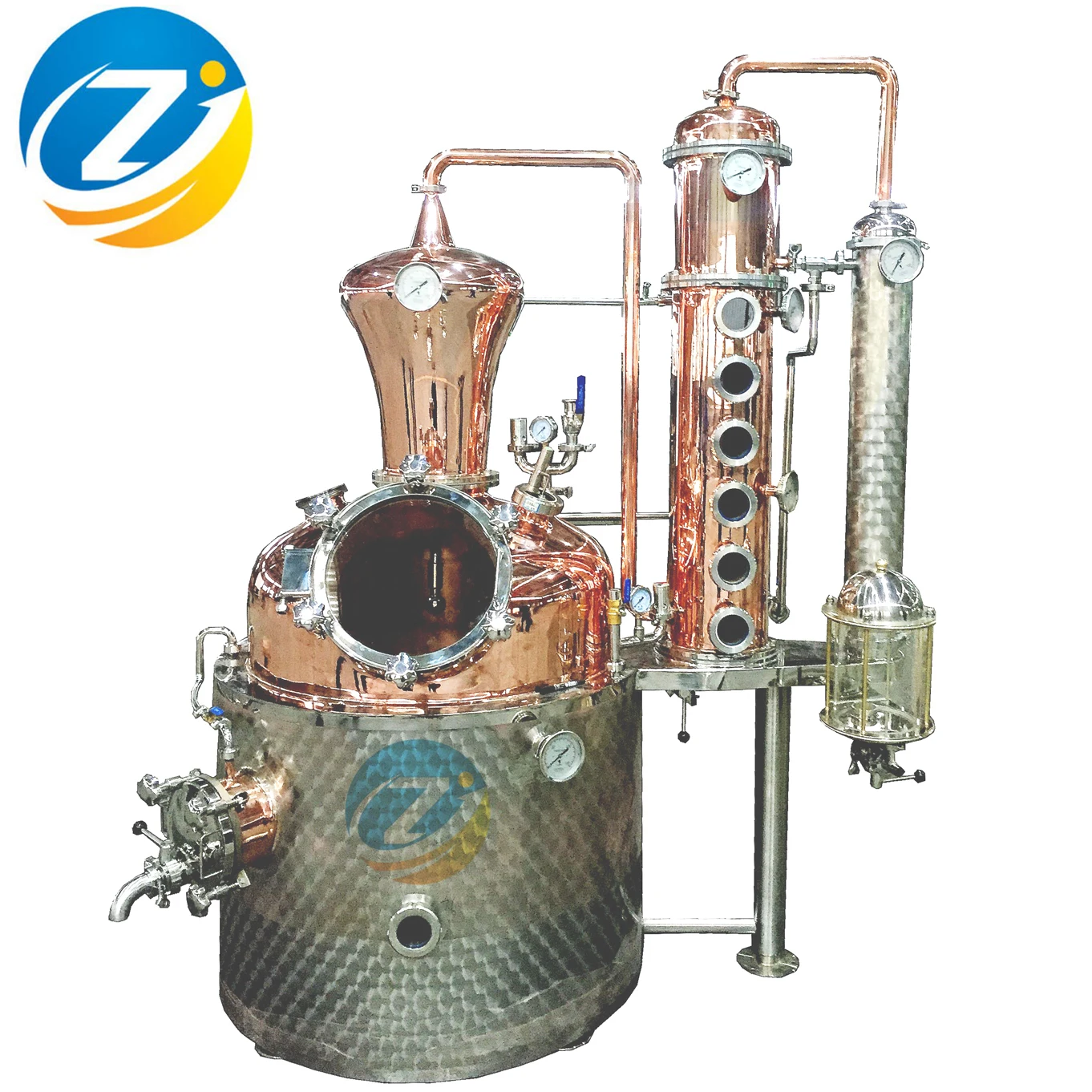 300L дома дистилляции 8'10' Колонка конденсатор Высокое качество упаковки дистиллятор
