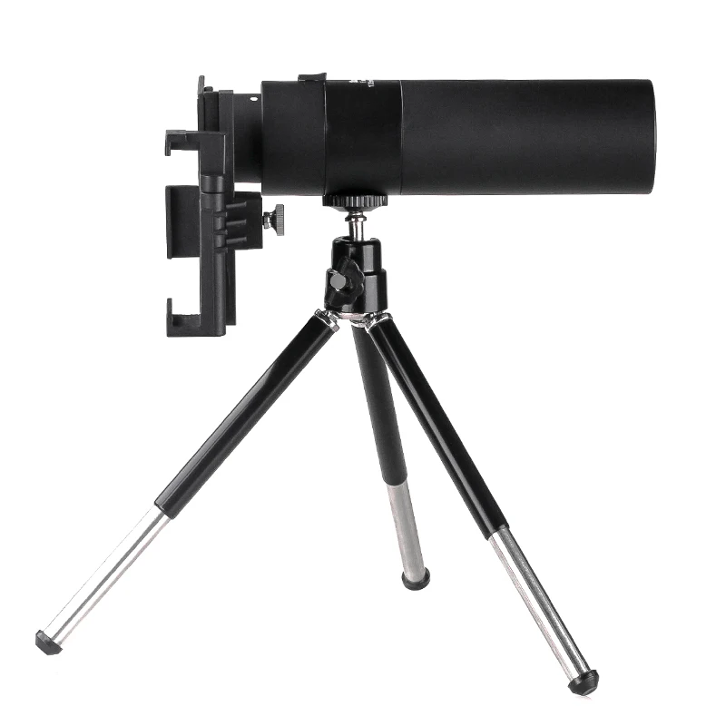 SUNCORE 8x35Focus Optics Multi-Coated Lens BAK4 Prism Spotting Scope with Tripod and Cellphone Adapt