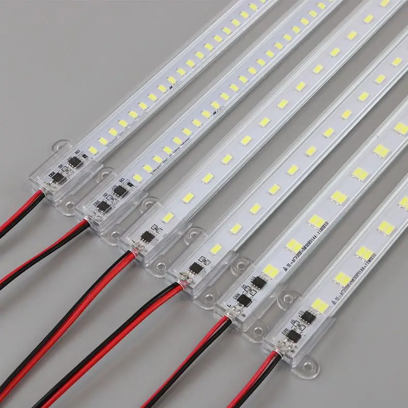 220 В 50 см 70 100 smd5630 smd5730 72 светодиода 144 светодиодные полосы световая балка