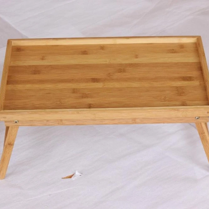 Bamboo Wood Serving Bed Tray