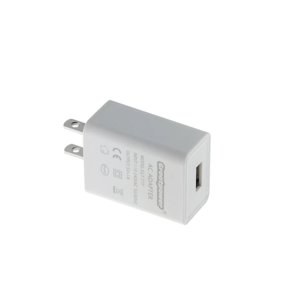 Manufacturer Supplier Plug 5V1A2A Charger USB Wall Adapter  5w usb power adapter