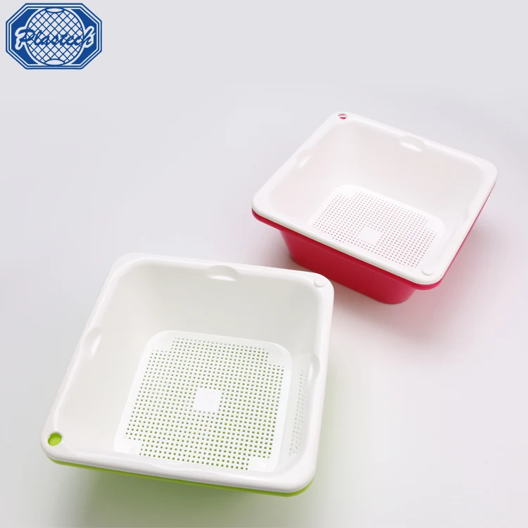 Woven Lid Gift Collapsible Pharmacy Plastic Basket