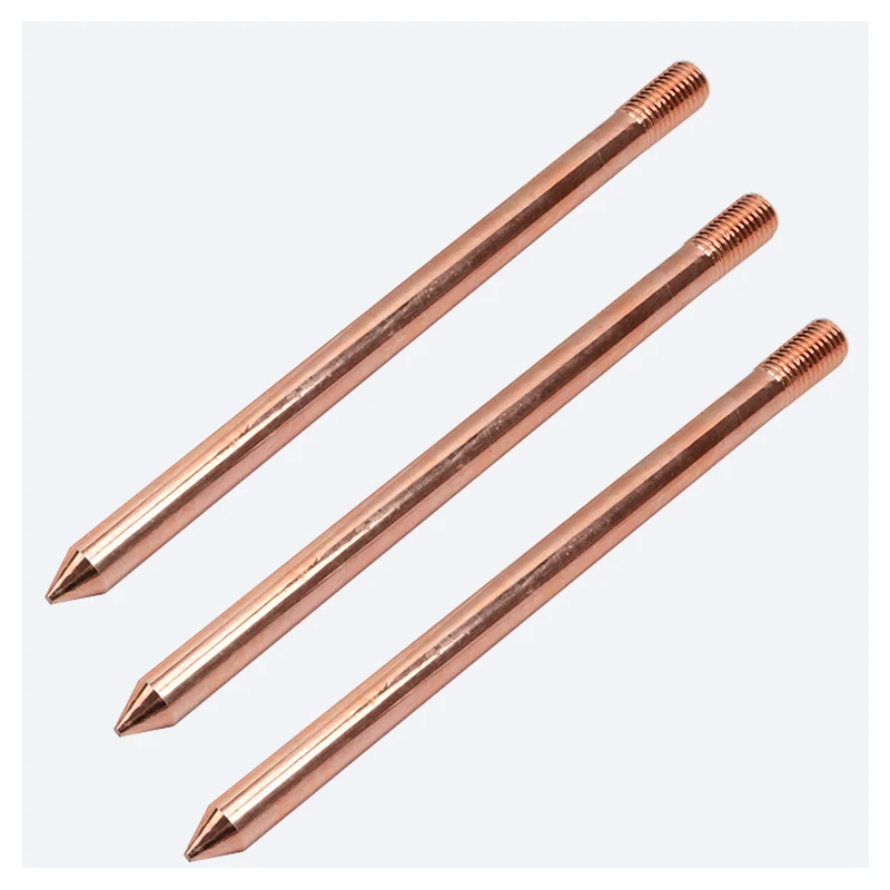 Hot selling high tensile strength copper bonded steel earth rod for electrical grounding system