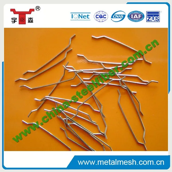 
glued end hook steel fiber for concrete/building material price 