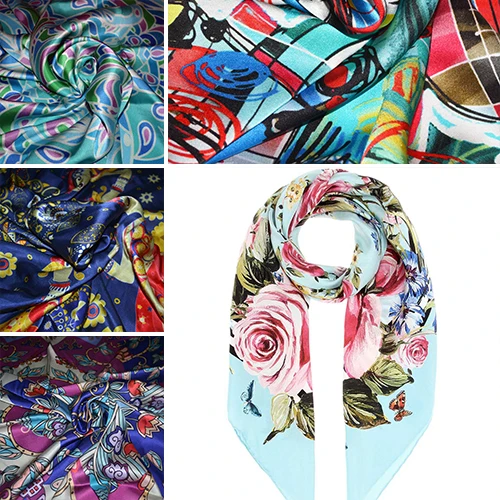 Hot Sale Fantastic Free Sample Printed  Indian Silk Fabric For Fabric  Supplier in China