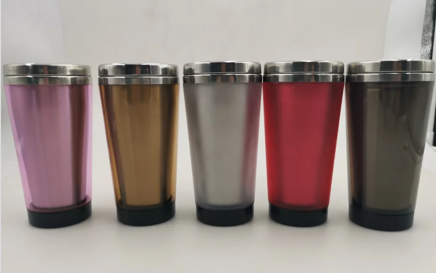 
ShineTime Coffee Travel Stainless Steel Mug Leakproof 