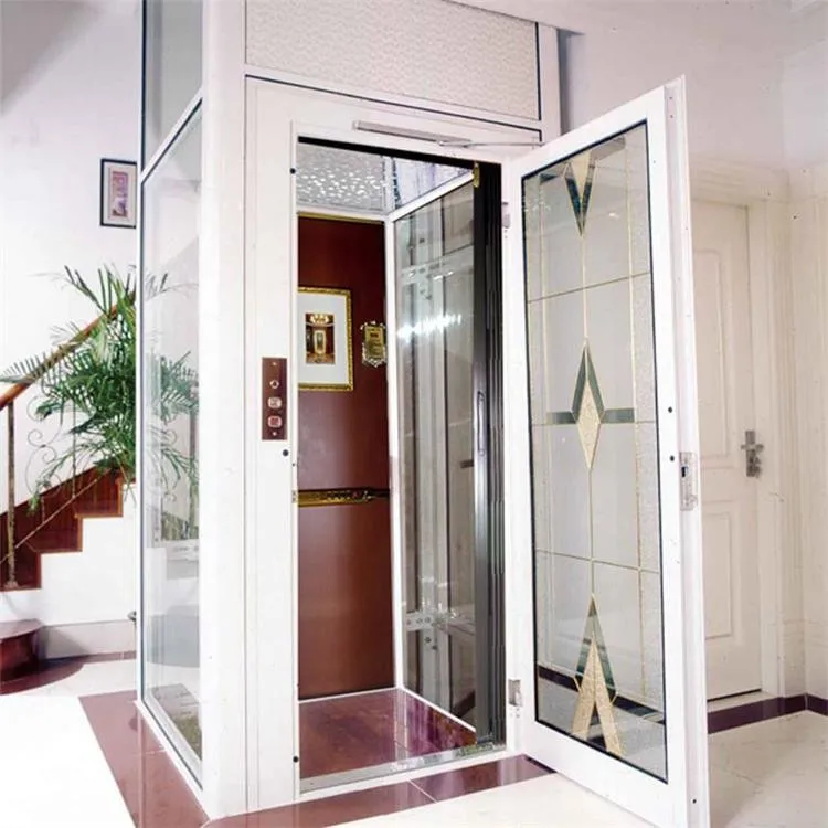
fashion residential easy installation gearless flat belt elevator 