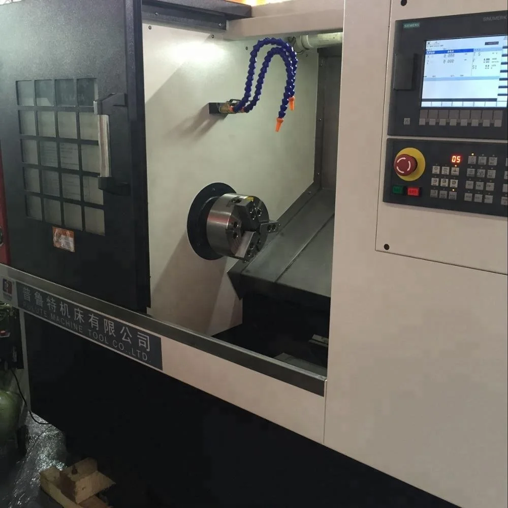 TCK46A High accuracy slant bed and linear guide way cnc lathe machine