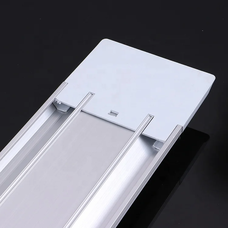 Residential indoor aluminum and full PC batten 18w 265V 600mm flat led tube light
