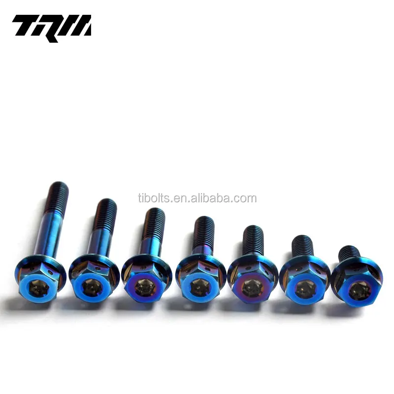 Titanium alloy hex bolts for m8 m10 motorcycle