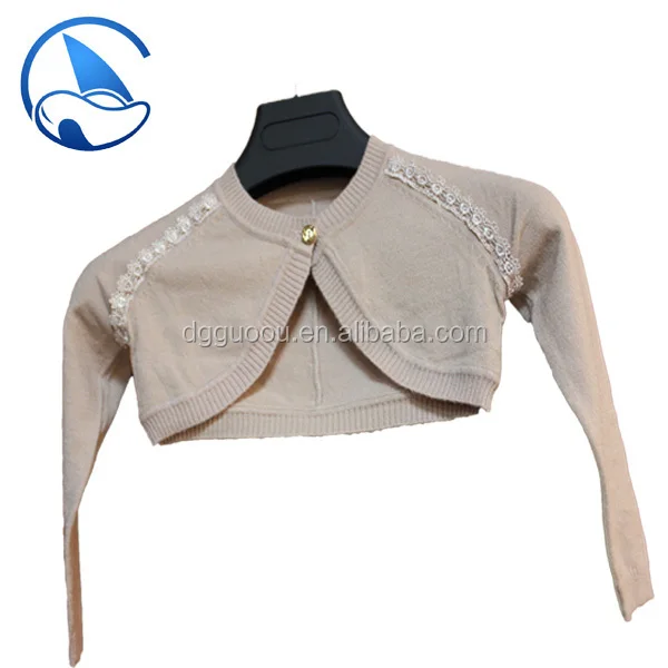 Детей вязать свитер с кружевной дизайн GOAWJC12