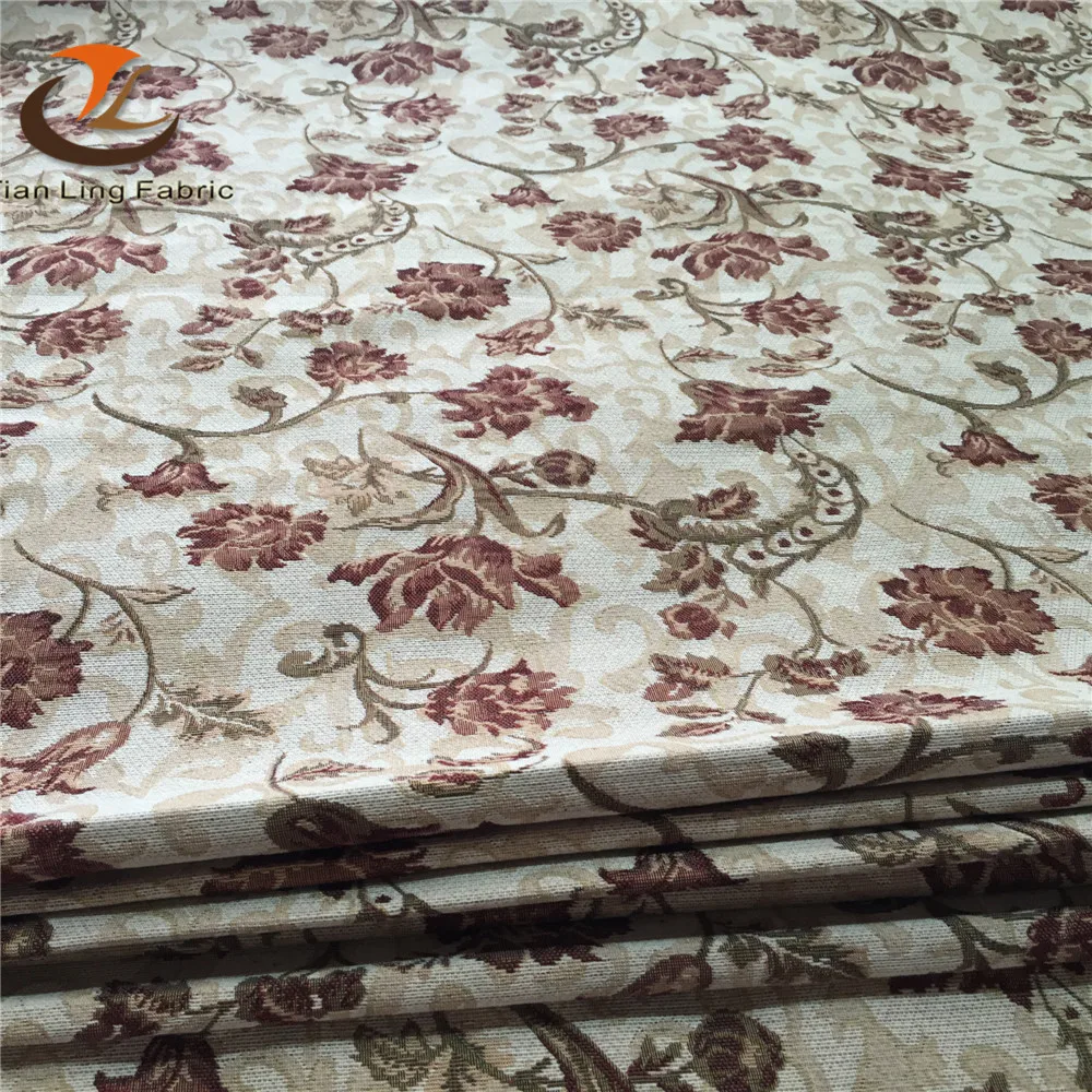 cheap jacquard curtain fabric sofa fabric gobelino wholesale in china