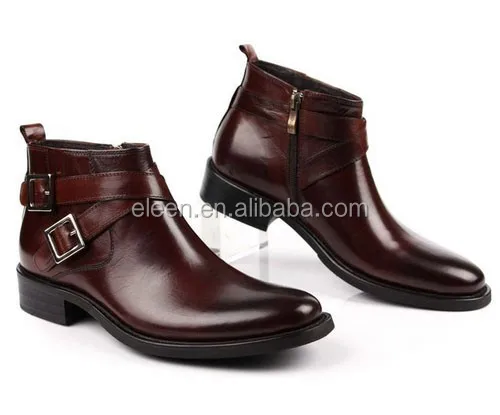 
Italian shoe brands genuine leather men boot 